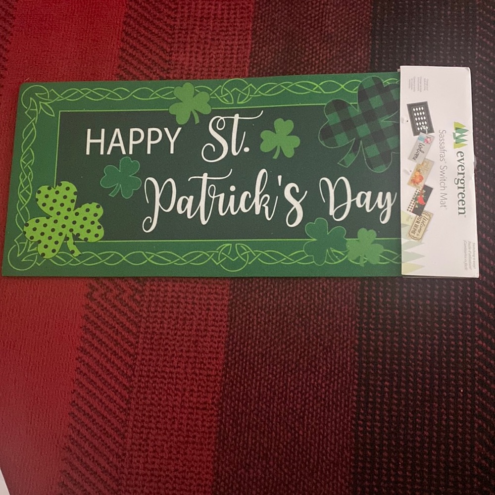 COPY - Happy St. Patrick’s Day mat insert by Sassafras